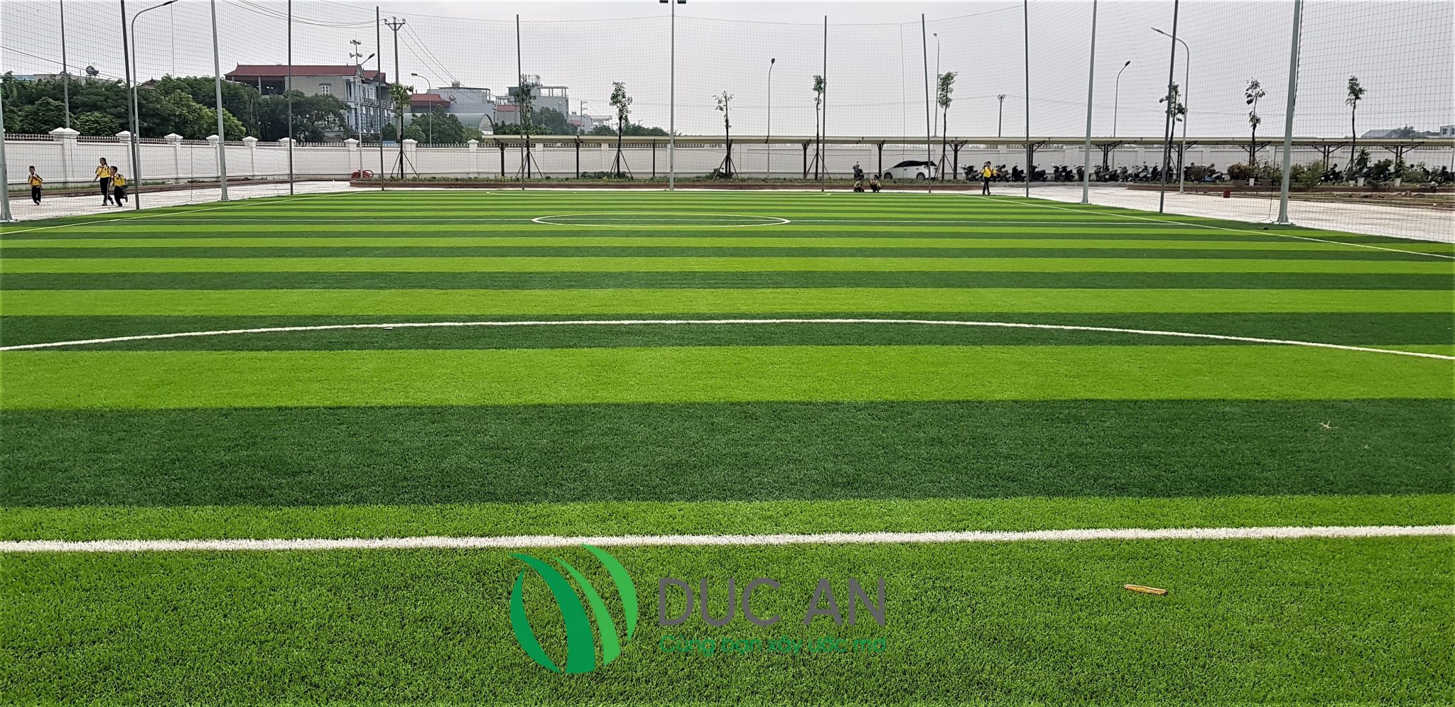 Dự án sân bóng đá cỏ nhân tạo tại trường THCS Bắc Hồng – Hà Nội