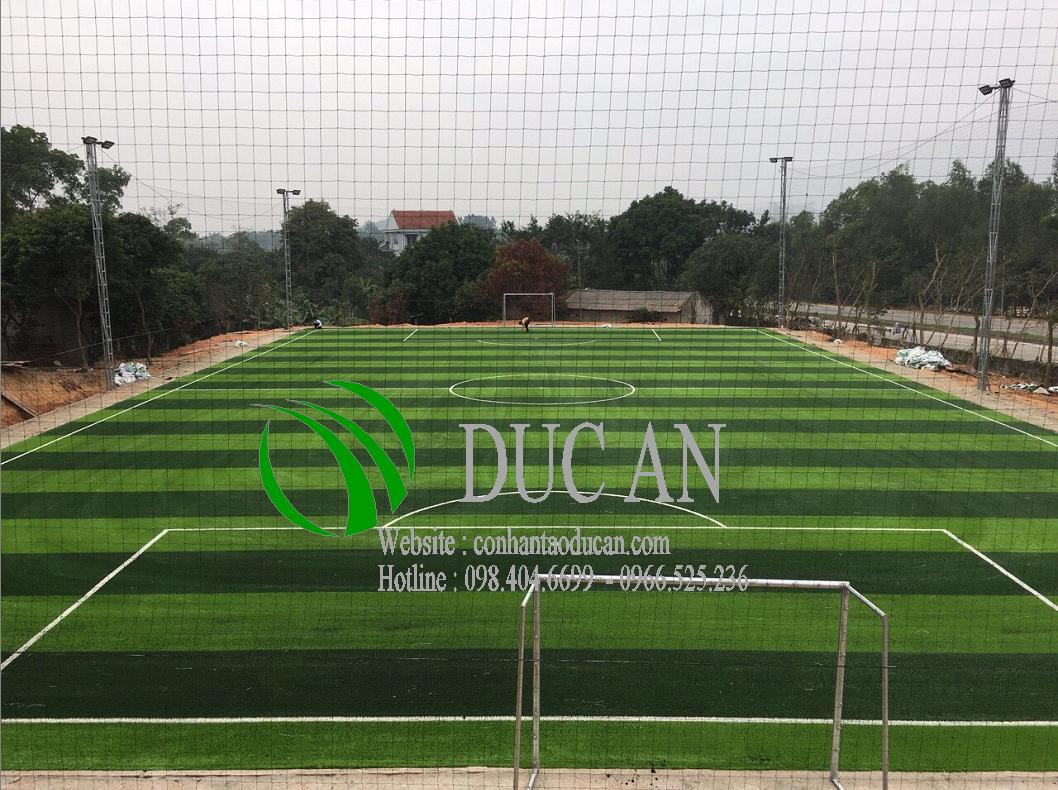 Thi công sân bóng đá cỏ nhân tạo tại Tam Dương, Vĩnh Phúc