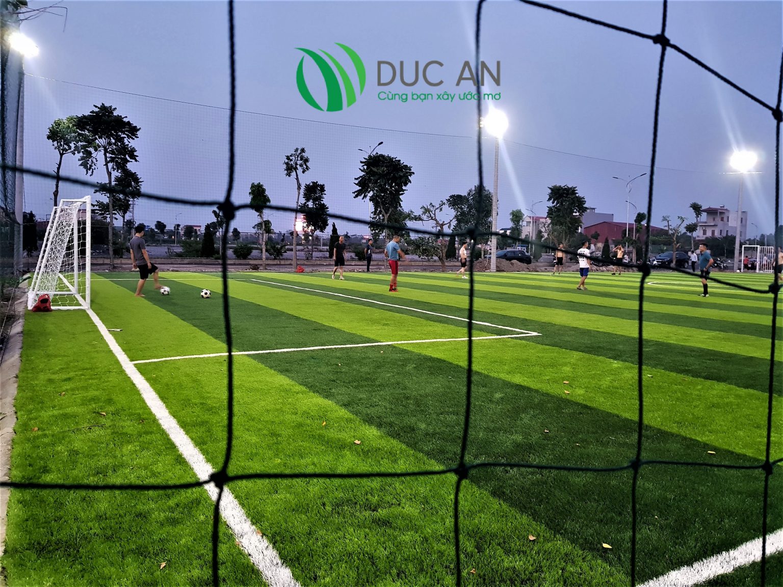 Dự án sân bóng đá cỏ nhân tạo tại công ty Phú Thành Hà Nam