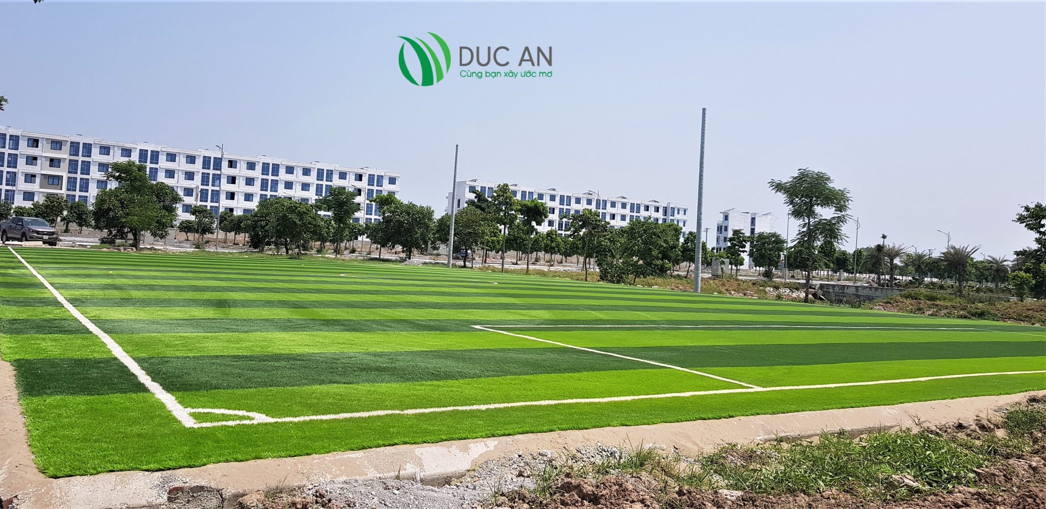 Dự án sân bóng đá cỏ nhân tạo tại công ty Phú Thành Hà Nam