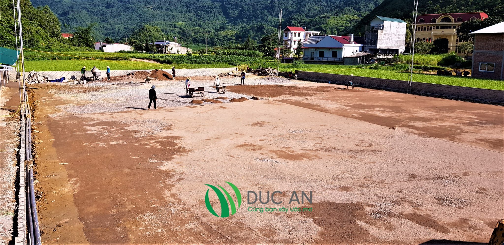 Dự án sân bóng đá cỏ nhân tạo tại thị trấn Tam Sơn – Quản Bạ – Hà Giang