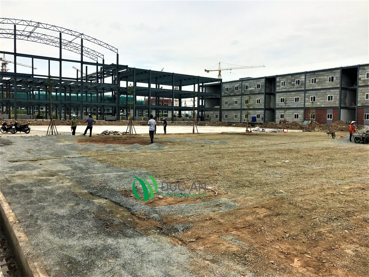 Dự án sân bóng đá cỏ nhân tạo tại trường liên cấp Alpha School – An Khánh, Hà Nội