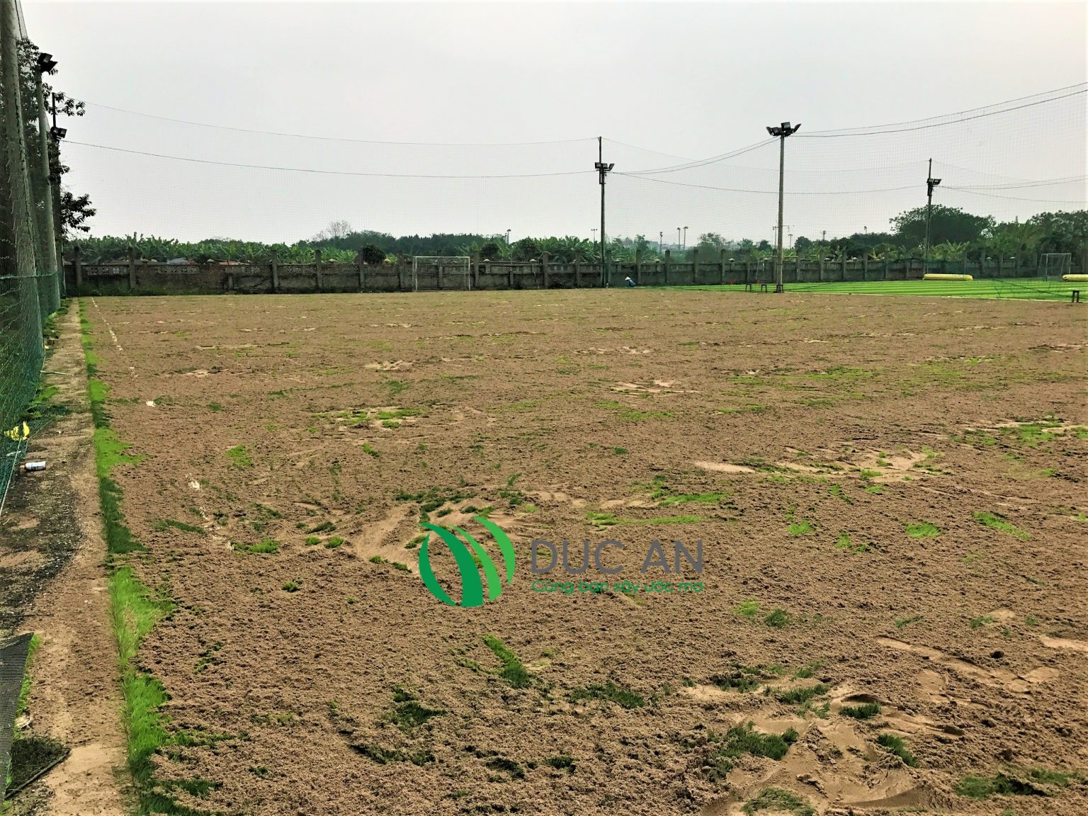 Dự án thay thế cỏ nhân tạo sân bóng ven đê 2 – Long Biên, Hà Nội