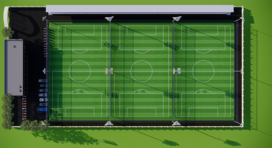 Diện tích và kích thước đạt chuẩn FIFA cho sân bóng 11 người
