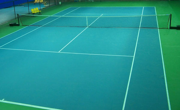 Sân tennis mặt thảm pvc